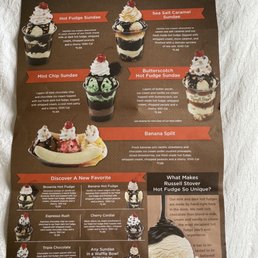 I've cream menu I've cream menu