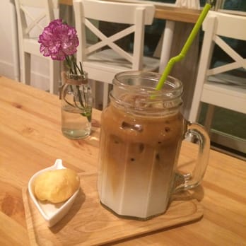 Cafe Maji - lavender latte - yum! - Coffee & Tea Near Me - Artesia, California Cafe Maji - lavender latte - yum! - Coffee & Tea Near Me - Artesia, California