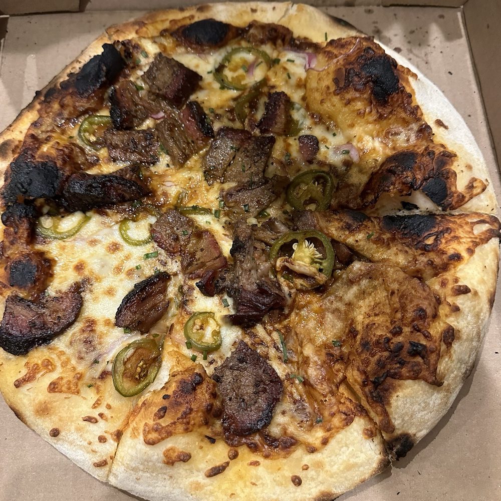 Barnone - A BBQ pizza from one of my favorite restaurants, Fire & Brimstone - Arts & Crafts Near Me - Gilbert, Arizona