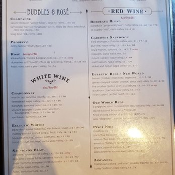 The Henry - Menu, drink side - New American Near Me - Phoenix, Arizona The Henry - Menu, drink side - New American Near Me - Phoenix, Arizona