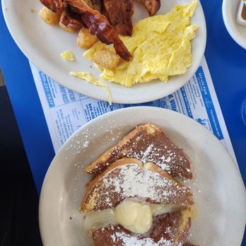 Castaway Cafe - Early Bird Special - eggs, tater tots, French toast, bacon - New American Near Me - Villas, New Jersey Castaway Cafe - Early Bird Special - eggs, tater tots, French toast, bacon - New American Near Me - Villas, New Jersey