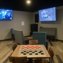 Warrior Lanes - Checkers and seating area