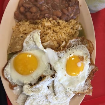 Tacos Lucaz - Green enchiladas plate. This is my favorite item on the menu !!! - Mexican Near Me - Anaheim, California
