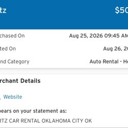 Hertz Rent A Car - Refund from Hertz Corporation. What this franchise should have done.