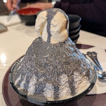 The Blossom - Black Sesame Bingsu - Delis Near Me - Palisades Park, New Jersey The Blossom - Black Sesame Bingsu - Delis Near Me - Palisades Park, New Jersey