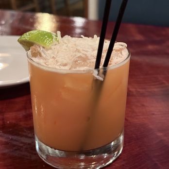 Patria - Aperol Coconut Margarita - Italian Near Me - Salinas, California Patria - Aperol Coconut Margarita - Italian Near Me - Salinas, California