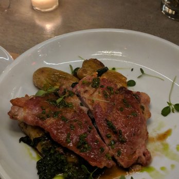 Evelina - Chicken thigh. Never had saltimbocca before. - Italian Near Me - Brooklyn, New York