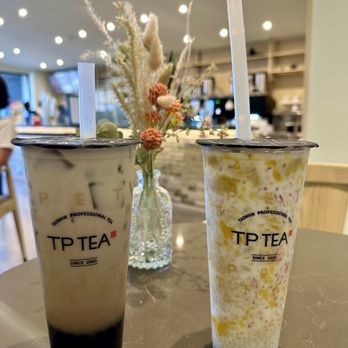 TP TEA - TieGuanYin Tea Latter and Mango Pomelo Sago - Bubble Tea Near Me - Las Vegas, Nevada