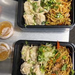Momo and noddles