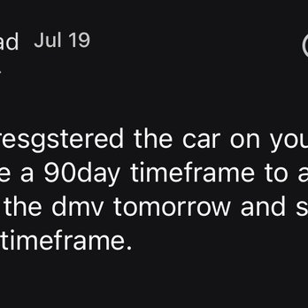 Aaron Kia of Corona - As of 6 August 2026, DMV said they have no record. - Auto Repair Near Me - Corona, California