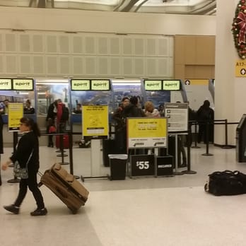 Spirit Airlines - The counter at IAH in Terminal A - Airlines Near Me - Houston, Texas Spirit Airlines - The counter at IAH in Terminal A - Airlines Near Me - Houston, Texas