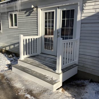J. Van Handyman - New Back steps installed on house - Handyman Near Me J. Van Handyman - New Back steps installed on house - Handyman Near Me