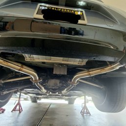 High heat matte black coat on my exhaust tips. Nothing better than something that both sounds good and looks nice