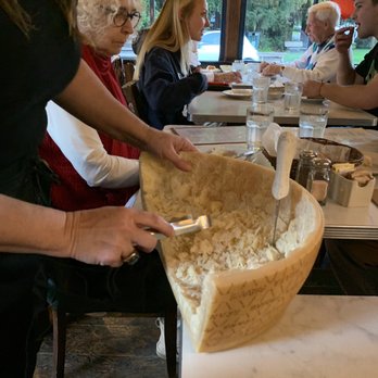 Sorella Caffe - Cheese wheel from Parma - Italian Near Me - Fairfax, California