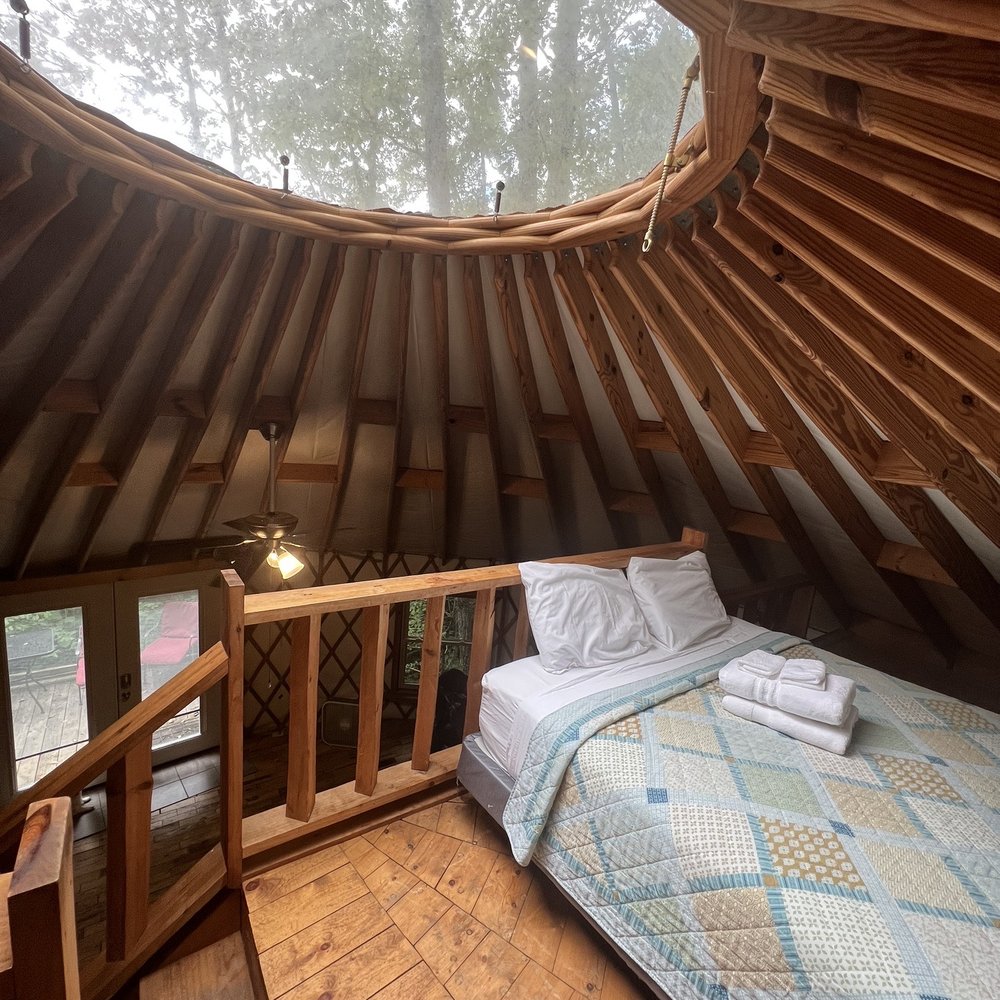 Red River Gorge Cabin Rentals - Bed in the loft. - Vacation Rentals Near Me - Campton, Kentucky Red River Gorge Cabin Rentals - Bed in the loft. - Vacation Rentals Near Me - Campton, Kentucky