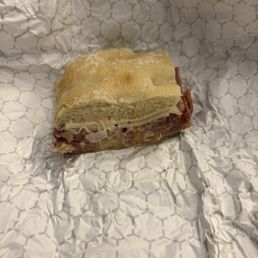 Prosciutto & Provolone, Roasted tomatoes & house dressing on Focaccia!