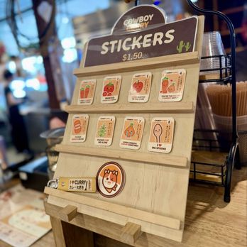 Cowboy Curry - They also sell cute stickers! - Japanese Curry Near Me - Orlando, Florida