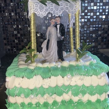 Vee’s Pastries - Chuppah Themed Chocolate Ganache Cake. - Cupcakes Near Me