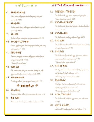 Menu photo 5 Simple Thai Vallejo, CA Menu photo 5 Simple Thai Vallejo, CA