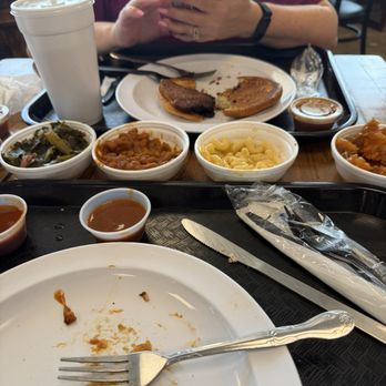 Smokey John's Bar-B-Que - Collard greens, beans, Mac & cheese , and yams - Barbeque Near Me - Dallas, Texas Smokey John's Bar-B-Que - Collard greens, beans, Mac & cheese , and yams - Barbeque Near Me - Dallas, Texas