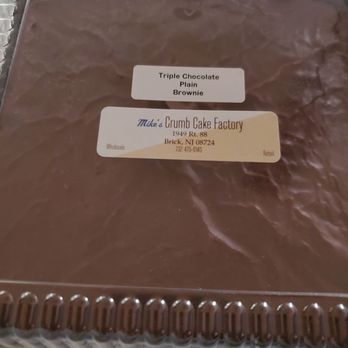Mike’s Crumb Cake Factory - Brownie!! - Custom Cakes Near Me - Brick Township, New Jersey