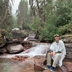 St. Mary Falls Trailhead - Another little waterfall. The setting upon St. Mary Falls Trail was quite nice. This pic was after St. Mary Falls but before Virginia Falls.
