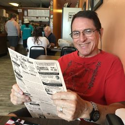 Bagel, coffee, and Coffee News--always a good time.
