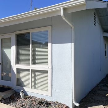 Socal Sheet Metal - No more splatter on the windows, no more flooding in the rock bed. - Roofing Near Me - Los Angeles, California