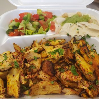 Salam Restaurant - Chicken Shawarma Plate - Middle Eastern Near Me - Chicago, Illinois