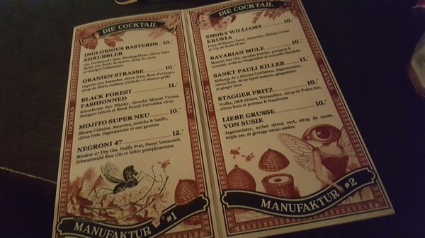 Menu photo 2 Black Forest Society Lyon, 69 Menu photo 2 Black Forest Society Lyon, 69
