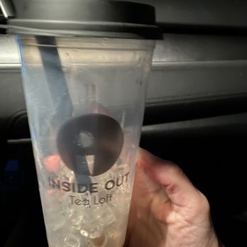 Inside Out Tea Loft - Way too much ice! - Bubble Tea Near Me - Coquitlam, British Columbia