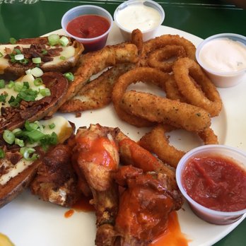 McP's Irish Pub - Sampler platter. Wings are kinda sad - Irish Pub Near Me - Coronado, California McP's Irish Pub - Sampler platter. Wings are kinda sad - Irish Pub Near Me - Coronado, California