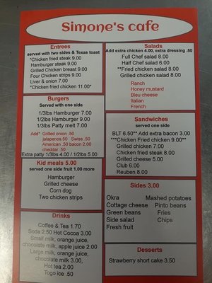 Menu photo 5 Simone's Cafe Guthrie, OK Menu photo 5 Simone's Cafe Guthrie, OK