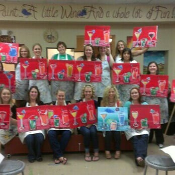 Painting with a Twist - Summer Coolness...Girls Night Out! - Art Classes Near Me - Tampa, Florida Painting with a Twist - Summer Coolness...Girls Night Out! - Art Classes Near Me - Tampa, Florida