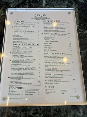 Menu photo 3 Cha Cha Matcha Beverly Hills, CA Menu photo 3 Cha Cha Matcha Beverly Hills, CA