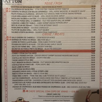 Dayton Steakhouse - Bar & Grill - Example Menu - Bars Near Me - Newark, New Jersey Dayton Steakhouse - Bar & Grill - Example Menu - Bars Near Me - Newark, New Jersey