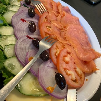 Chicago Bagel & Bialy Deli II - Lox platter for two - Bakeries Near Me - Wheeling, Illinois