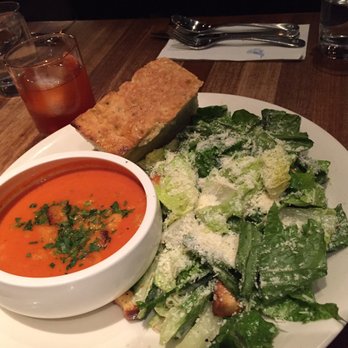 Earls Kitchen + Bar - Soup, salad & pan bread. Oil & vinegar accompany the bread. - Canadian (New) Near Me - Edmonton, Alberta Earls Kitchen + Bar - Soup, salad & pan bread. Oil & vinegar accompany the bread. - Canadian (New) Near Me - Edmonton, Alberta
