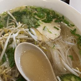 white meat chicken pho