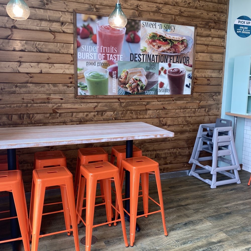 Tropical Smoothie Cafe - Seating - Juice Bars & Smoothies Near Me - Charlotte, North Carolina Tropical Smoothie Cafe - Seating - Juice Bars & Smoothies Near Me - Charlotte, North Carolina