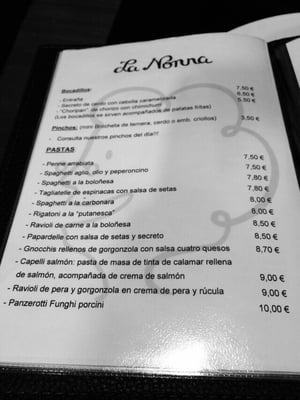 Menu photo 5 La Nonna Valencia, V Menu photo 5 La Nonna Valencia, V