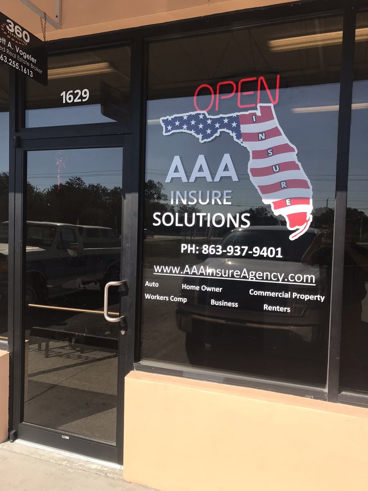AAA INSURE SOLUTIONS Updated June 2024 1629 Shepherd Rd, Lakeland