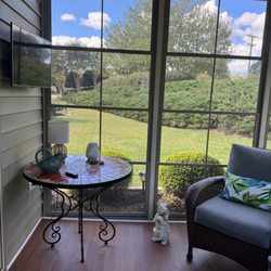 Greer Flooring Center - Sun porch with vinyl flooring