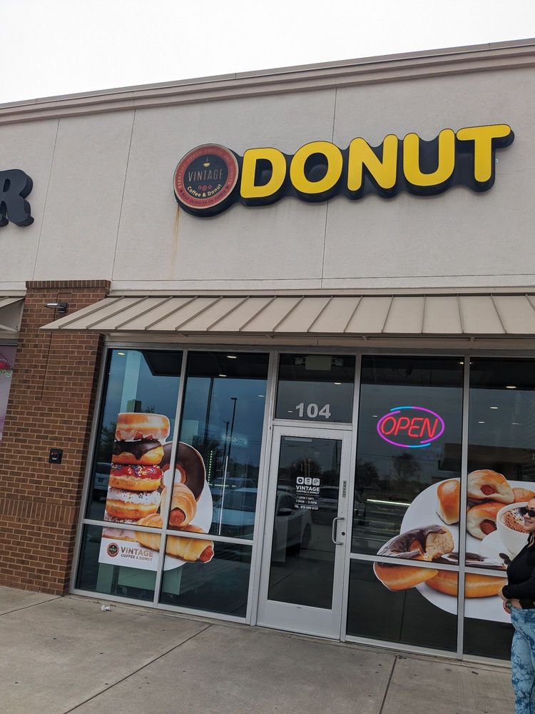 Vintage Coffee and Donut