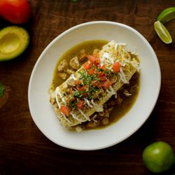 Chile verde burrito