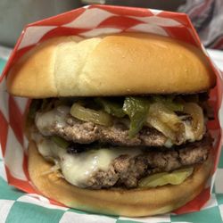 Chely’s - Double Green Chile Smash Burger