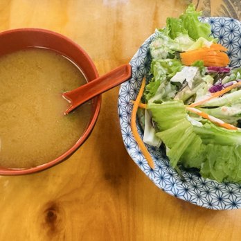 Sushi Daruma - Miso soup and salad - Sushi Bars Near Me - Salinas, California Sushi Daruma - Miso soup and salad - Sushi Bars Near Me - Salinas, California