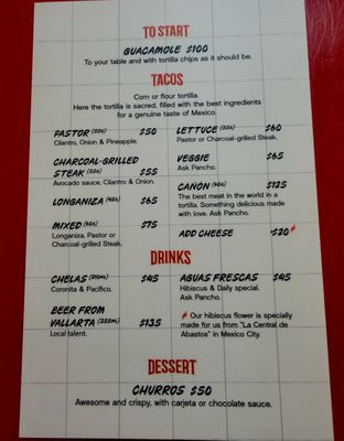 Menu photo 1 Tacqueria Mita Corral del Risco, NAY