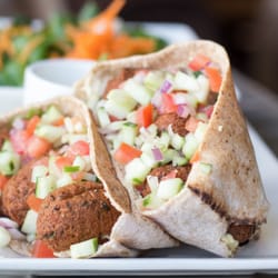 Busboys and Poets - Falafel Sandwich (vegan)