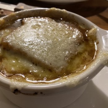 Shiloh Steakhouse - Delicious French Onion soup. - Steakhouses Near Me - Cortez, Colorado